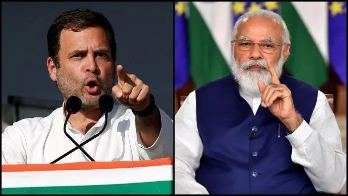  राष्ट्रीय सुरक्षा से हो रहा खिलवाड़, मिस्टर 56 इंच डर गए हैं : राहुल गांधी के निशाने पर PM मोदी