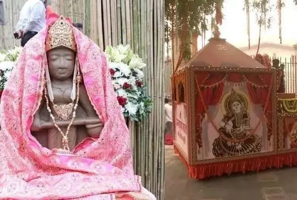 आज काशी पहुंचेगी मां अन्नपूर्णा की प्रतिमा, कल सीएम योगी करेंगे प्राण प्रतिष्ठा