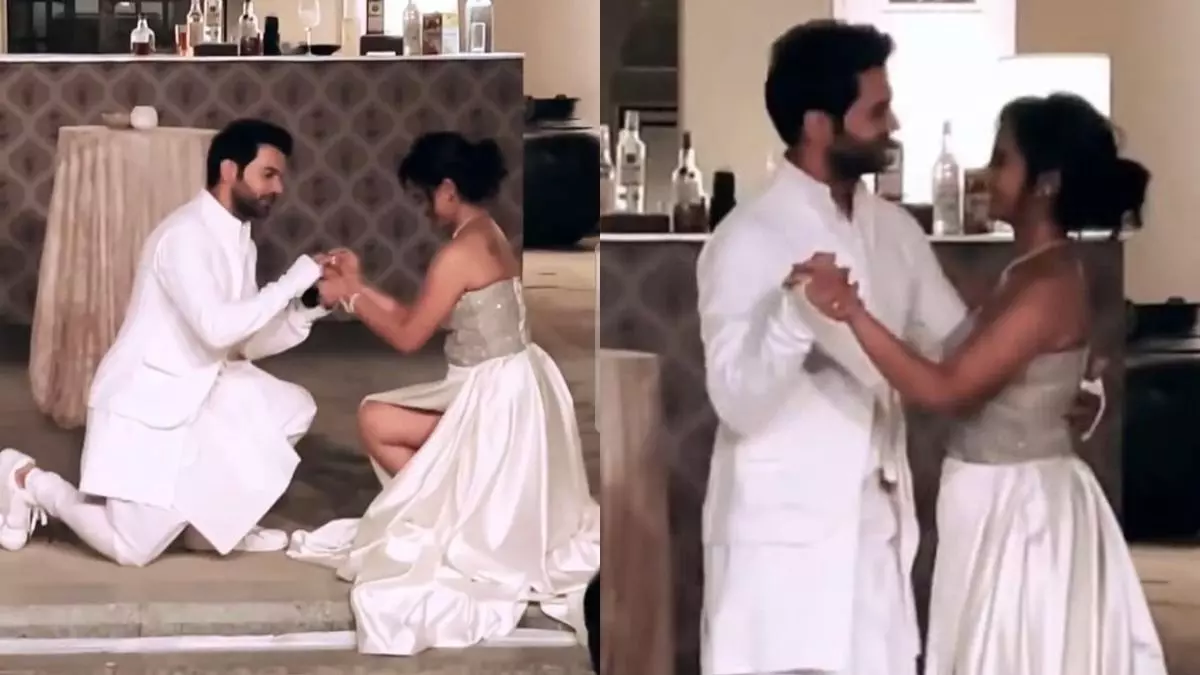 Rajkummar Patralekhaa wedding: रोमांटिक सगाई के साथ शुरू हुआ राजकुमार, पत्रलेखा की शादी का जश्न, फराह खान, साकिब सलीम शामिल हुए शामिल Rajkummar Patralekhaa wedding: रोमांटिक सगाई के साथ शुरू हुआ राजकुमार, पत्रलेखा की शादी का जश्न, फराह खान, साकिब सलीम शामिल हुए शामिल