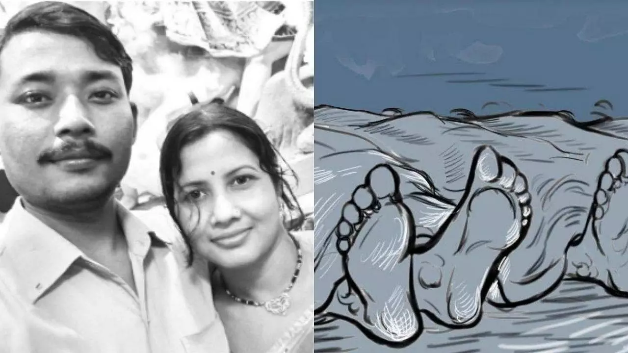 कूचबिहार में पति-पत्नी सहित 8 साल के बच्चे की मौत से मचा हड़कंप, हेडफोन से बंधे हुए थे हाथ कूचबिहार में पति-पत्नी सहित 8 साल के बच्चे की मौत से मचा हड़कंप, हेडफोन से बंधे हुए थे हाथ