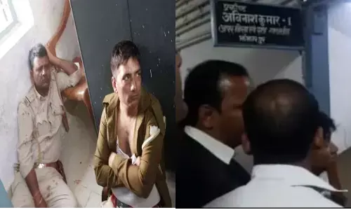 मेरे साहब को नोटिस भेजकर कोर्ट बुलवाते हो, आज मैं बताता हूं और आज ही मैं औकात दिखा दूंगा। मेरा यही अंदाज है...फिर एडीजे पर तानी पिस्तौल