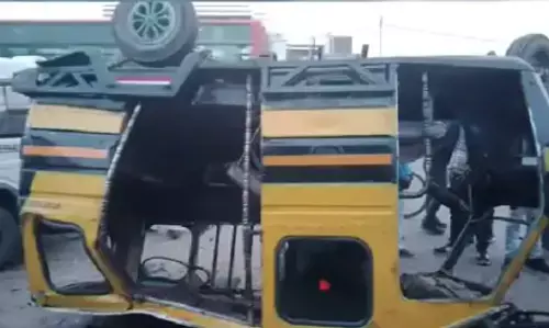 बोलेरो ने पहले टेंपो फिर कार इसके बाद मोटरसाइकिल और एक साइकिल सवार को एक के बाद एक टक्कर मारी,फिर...