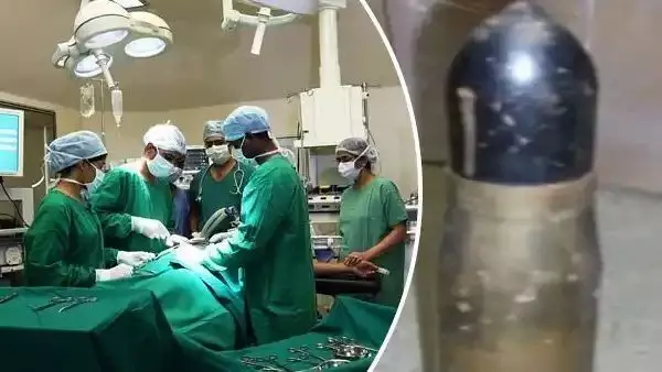 Shocking!! शख्स के प्राइवेट पार्ट में फंस गया बम, पहुंचा अस्पताल तो मची अफरा तफरी...फिर Shocking!! शख्स के प्राइवेट पार्ट में फंस गया बम, पहुंचा अस्पताल तो मची अफरा तफरी...फिर
