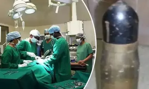 Shocking!! शख्स के प्राइवेट पार्ट में फंस गया बम, पहुंचा अस्पताल तो मची अफरा तफरी...फिर Shocking!! शख्स के प्राइवेट पार्ट में फंस गया बम, पहुंचा अस्पताल तो मची अफरा तफरी...फिर