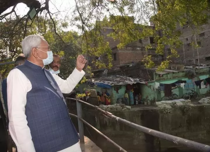 मुख्यमंत्री ने मंदिरी नाले पर शुरू किए विकास कार्य का किया निरीक्षण