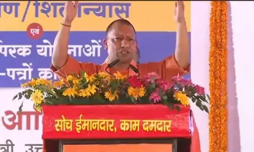 UP Election 2022: सीएम योगी ने दिया नया नारा, बोले- जिस गाड़ी में सपा का झंडा, समझो होगा कोई गुंडा