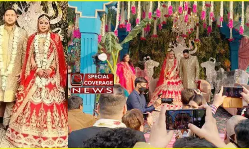 Tejashwi Yadav Marriage : तेजस्वी यादव की शादी, जानें- कौन हैं दुल्हनिया? गोल्डन शेरवानी में दूल्हा बने लालू के बेटे लाल जोड़े में दुल्हन Tejashwi Yadav Marriage : तेजस्वी यादव की शादी, जानें- कौन हैं दुल्हनिया? गोल्डन शेरवानी में दूल्हा बने लालू के बेटे लाल जोड़े में दुल्हन