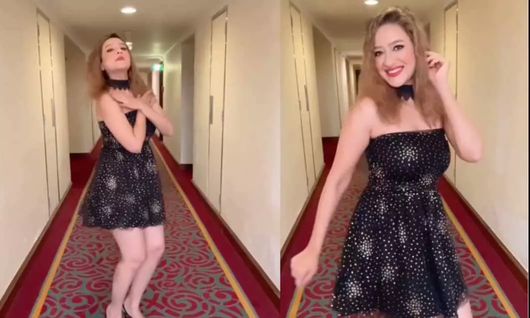 मिथुन चक्रवर्ती की बहू का डांस वीडियो वायरल