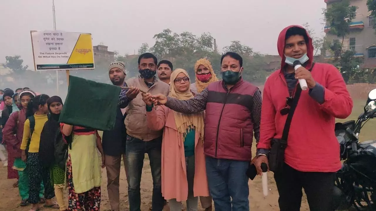 हमारा वादा है मुंगेर को क्लीन रखना अपना इरादा है हीरो राजन कुमार हमारा वादा है मुंगेर को क्लीन रखना अपना इरादा है हीरो राजन कुमार