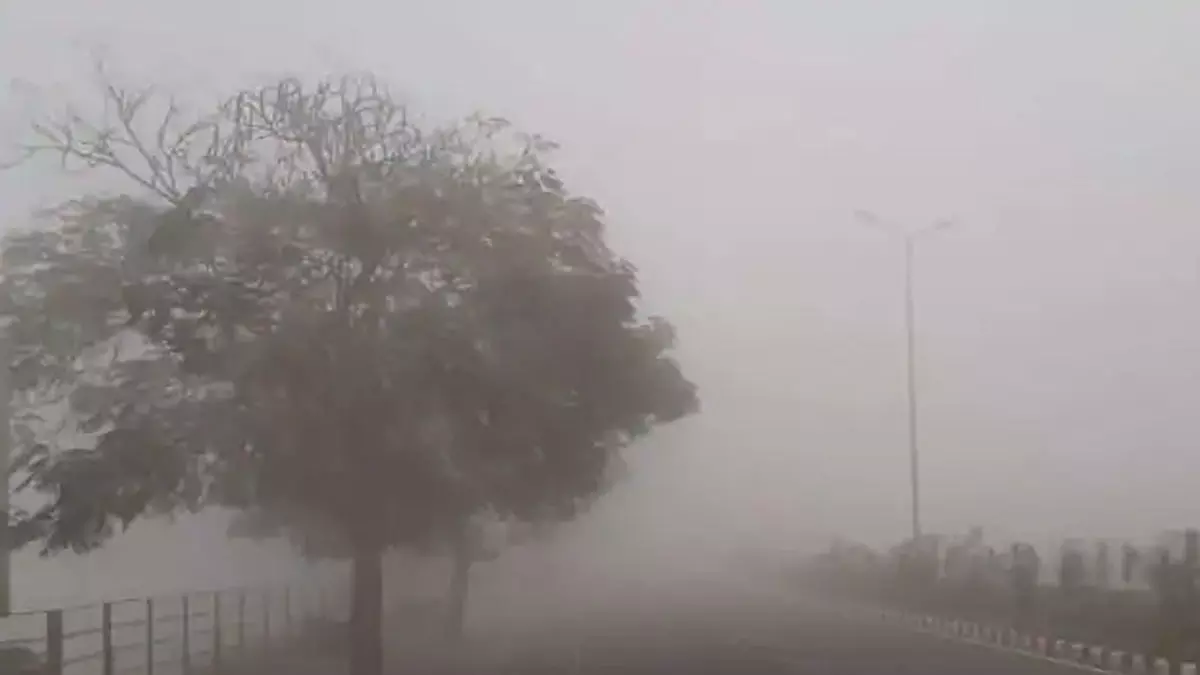 दिल्ली में शीत लहर के कारण तापमान में 8 डिग्री से ज्यादा गिरा