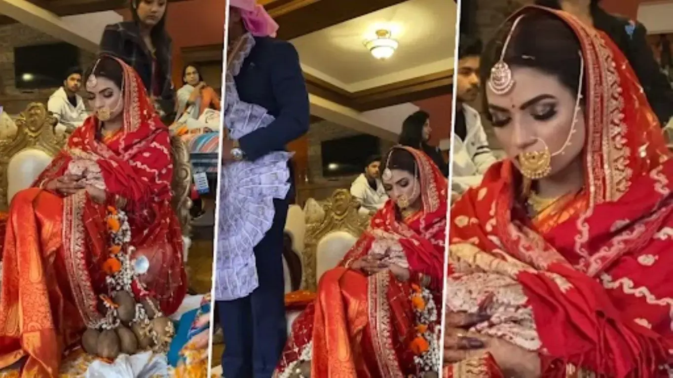 Viral Video: शादी के दौरान दुल्हन का सोते हुए क्लिप वायरल, वीडियो देख लोग हुए लोट पोट