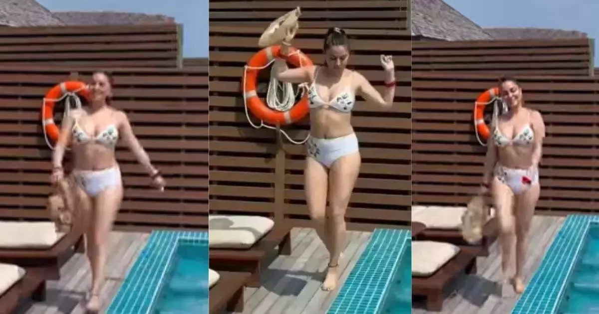 Shraddha Arya ने हनीमून पर वाइट बिकिनी पहनकर शेयर किया Hot Video, दिखा ऐसा अवतार Shraddha Arya ने हनीमून पर वाइट बिकिनी पहनकर शेयर किया Hot Video, दिखा ऐसा अवतार