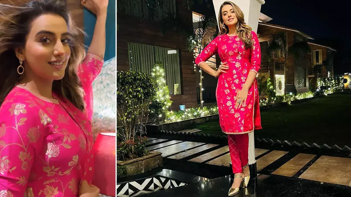 भोजपुरी स्टार Akshara Singh ने गुलाबी सूट में बिखेरा जलवा, Hot Photos और Videos हुआ Viral