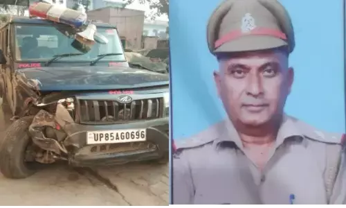 कार सवारों ने गश्त कर रहे पुलिसकर्मियों को रौंदा, तीन सिपाही घायल, दरोगा की मौत