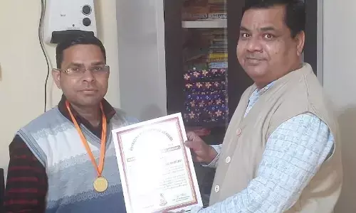 सम्पूर्णानन्द संस्कृत विश्वविद्यालय के डाॅ. अजय कुमार मौर्य को मिला भगवान् बुद्ध फेलोशिप राष्ट्रीय सम्मान 2021