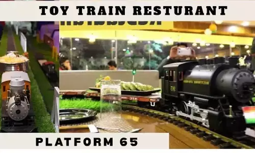 भारत का ऐसा Restaurant जहां ट्रेन के जरिए मेहमानों को दिया जाता है खाना