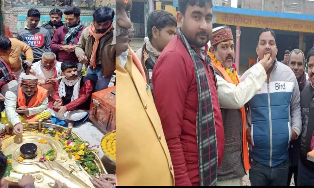 सैकड़ों समर्थकों नें महादेवा में पूजा अर्चना कर मनाया रामबाबू द्विवेदी का जन्मदिवस सैकड़ों समर्थकों नें महादेवा में पूजा अर्चना कर मनाया रामबाबू द्विवेदी का जन्मदिवस
