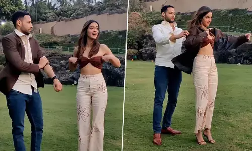 VIDEO: मुंबई में बढ़ती ठंड से Ananya Panday का हुआ बुरा हाल, को-स्टार Siddhant Chaturvedi ने की मदद