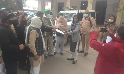 संयुक्त किसान मोर्चा के आवाह्न पर 31 जनवरी को विश्वास घात दिवस मनाया गया