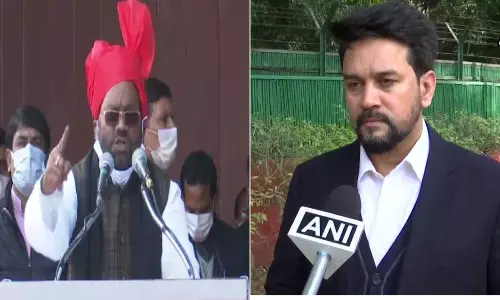 अनुराग ठाकुर ने स्वामी प्रसाद मौर्य पर कसा तंज अनुराग ठाकुर ने स्वामी प्रसाद मौर्य पर कसा तंज