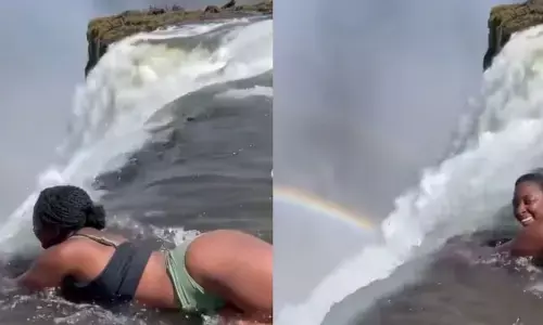 Viral Video: ये कैसा पागलपन? महिला ने ऐसी जगह खिंचवाई फोटो, वायरल वीडियो देख दांतों तले उंगली दबा लेंगे आप