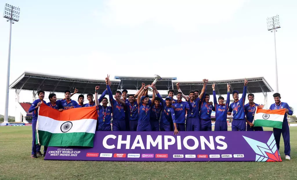 U-19 World Cup 2022 जीतकर भारत ने रचा इतिहास U-19 World Cup 2022 जीतकर भारत ने रचा इतिहास