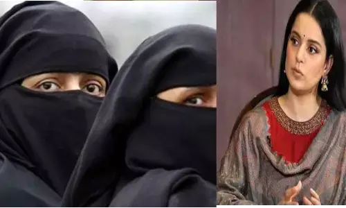 हिजाब विवाद पर आया कंगना का बयान, आखिर क्या बोली, यहां जानें पूरा विवाद? हिजाब विवाद पर आया कंगना का बयान, आखिर क्या बोली, यहां जानें पूरा विवाद?