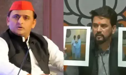 अनुराग ठाकुर बोले- आतंकवाद को समाजवादी पार्टी फुल संरक्षण देती है