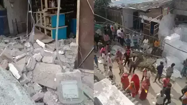 प्लास्टिक बनाने के फैक्ट्री में हुआ ब्लास्ट, मजदूरों ने भाग कर बचाई अपनी जान