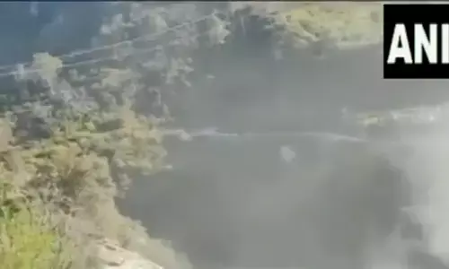 Uttarakhand: रूद्रप्रयाग से सामने आया भूस्खलन का खौफनाक वीडियो,कई मकान खतरे की जद में