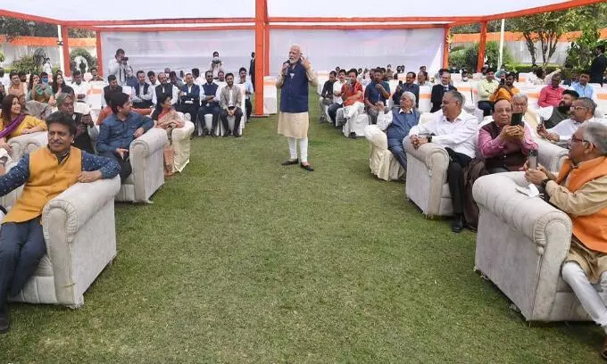 विश्वनाथ धाम का निर्माण चुनाव के लिए नहीं कराया, मुझसे एक गलती हुई, काशी में प्रबुद्ध वर्ग से बोले पीएम मोदी विश्वनाथ धाम का निर्माण चुनाव के लिए नहीं कराया, मुझसे एक गलती हुई, काशी में प्रबुद्ध वर्ग से बोले पीएम मोदी