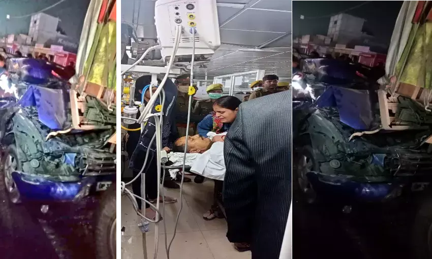 Inspector Sanjay Singh Death: लखनऊ में दर्दनाक सड़क हादसा, इंस्पेक्टर सैरपुर संजय सिंह की मौत