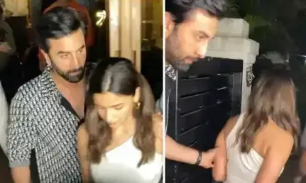 आलिया के साथ रणबीर ने किया कुछ ऐसा, लोग ले रहे है मजा आलिया के साथ रणबीर ने किया कुछ ऐसा, लोग ले रहे है मजा
