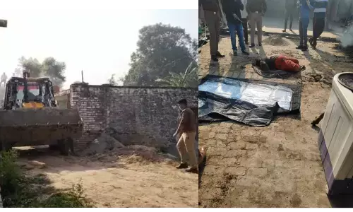 12 दिन से गायब एक दंपत्ति की एक घर के अंदर मिट्टी में दबी हुई मिली लाश