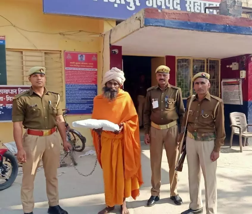 सहारनपुर पुलिस ने साधू बाबा हत्याकांड का किया 12 घण्टे में खुलासा,1 हत्यारोपी मय कुल्हाड़ी गिरफ्तार