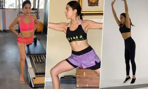 Sara Ali Khan Sexy Video: Sara Ali Khan का ये वर्कआउट Video फैंस को दे रहा है फिटनेस मोटिवेशन, दिखा हॉट अंदाज Sara Ali Khan Sexy Video: Sara Ali Khan का ये वर्कआउट Video फैंस को दे रहा है फिटनेस मोटिवेशन, दिखा हॉट अंदाज