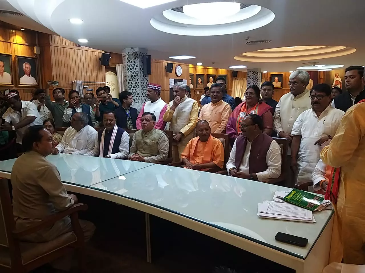 Eight-term MLA Satish Mahana files nomination up assembly speaker