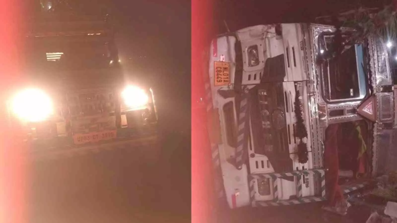 Major road accident in Firozabad Major road accident in Firozabad