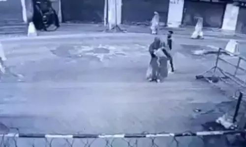 Hijab woman petrol bomb CRPF bunker Sopore Jammu and Kashmir Hijab woman petrol bomb CRPF bunker Sopore Jammu and Kashmir