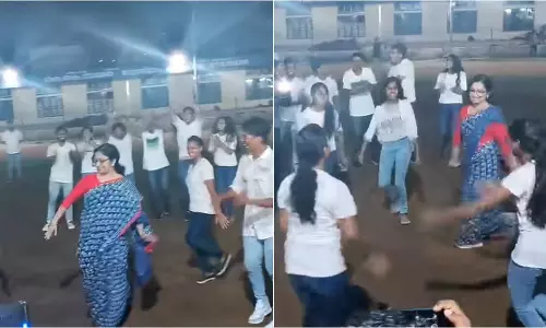 छात्रों के साथ जब महिला IAS अचानक करने लगीं डांस, वीडियो हुआ वायरल छात्रों के साथ जब महिला IAS अचानक करने लगीं डांस, वीडियो हुआ वायरल