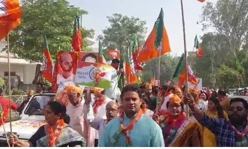 गाजियाबाद में भारतीय जनता पार्टी ने मनाया धूम-धाम से स्थापना दिवस