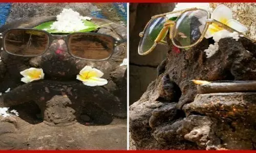 छत्तीसगढ़ के मंदिर में देवी को काला चश्मा चढ़ाने से होती है मनोकामना पूरी, ग्रामीणों का दावा