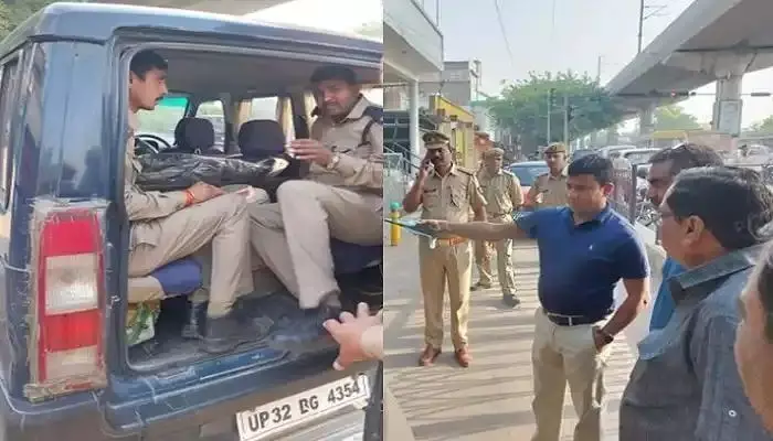 Lucknow News :अवैध वसूली करते रंगे हाथों पकड़े गए खाकीधारी, वेश बदलकर पुलिस कमिश्नर ने की बड़ी रेड