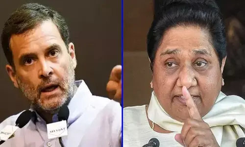 राहुल गांधी के गठबंधन वाले बयान पर भड़कीं मायावती, दी ये नसीहत