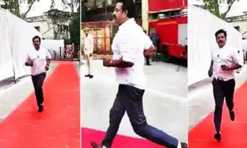 गोरखपुर में अचानक दौड़ने लगे भाजपा सांसद रवि किशन, वीडियो वायरल