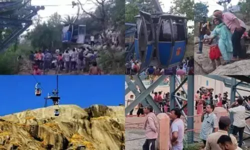 झारखंड : देवघर में बड़ा हादसा, आपस में टकराईं रोपवे ट्रॉली, 48 फंसे लोगों के लिए राहत-बचाव कार्य शुरू, सेना ने संभाला मोर्चा
