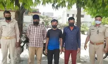 खबर का असर-अवैध रेत खनन पर पुलिस ने कार्रवाई करते हुए 3 लोगों को गिरफ्तार किया