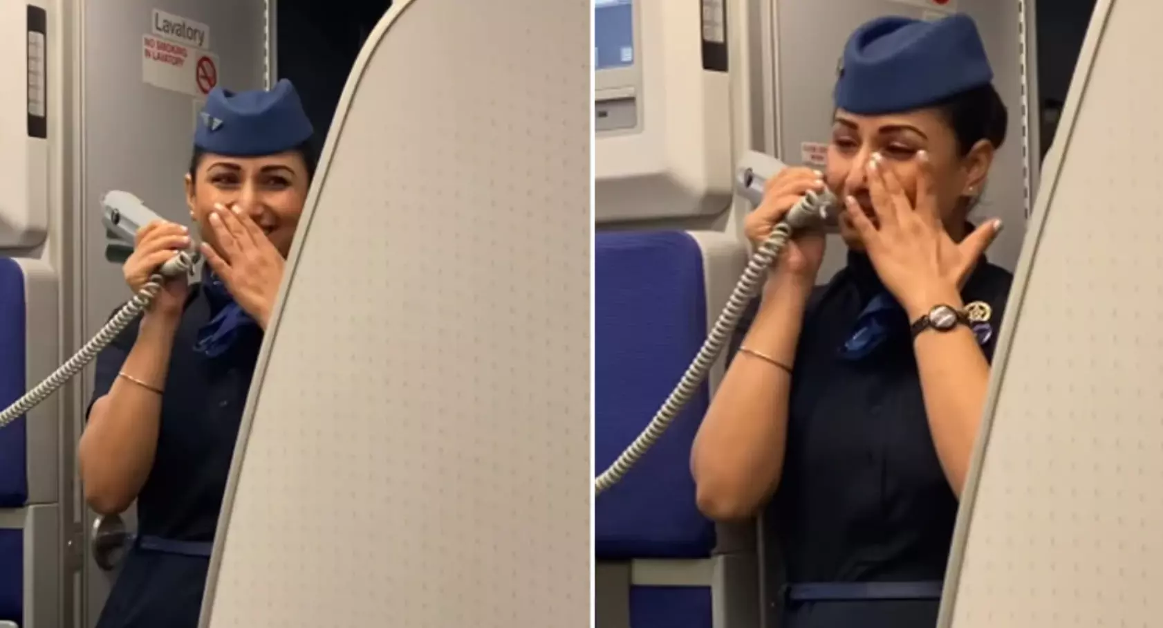 Air Hostess Video: प्लेन में इस बात पर रोने लगी एयर होस्टेस, लोगों ने वीडियो देखा तो हो गए इमोशनल