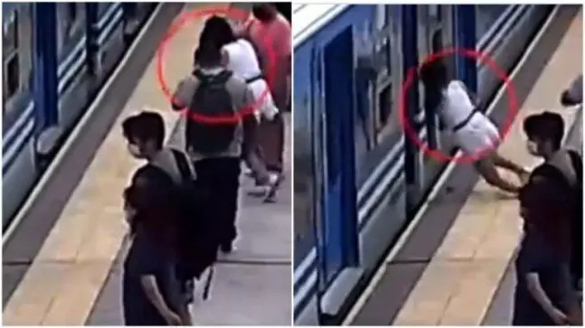 रेलवे ट्रैक पर अचानक बेहोश होकर गिरी महिला, ऊपर से गुज़र गई ट्रेन, फिर जो हुआ Video देख उड़ जाएंगे होश