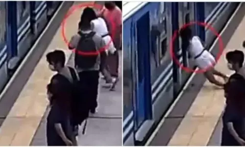 रेलवे ट्रैक पर अचानक बेहोश होकर गिरी महिला, ऊपर से गुज़र गई ट्रेन, फिर जो हुआ Video देख उड़ जाएंगे होश रेलवे ट्रैक पर अचानक बेहोश होकर गिरी महिला, ऊपर से गुज़र गई ट्रेन, फिर जो हुआ Video देख उड़ जाएंगे होश